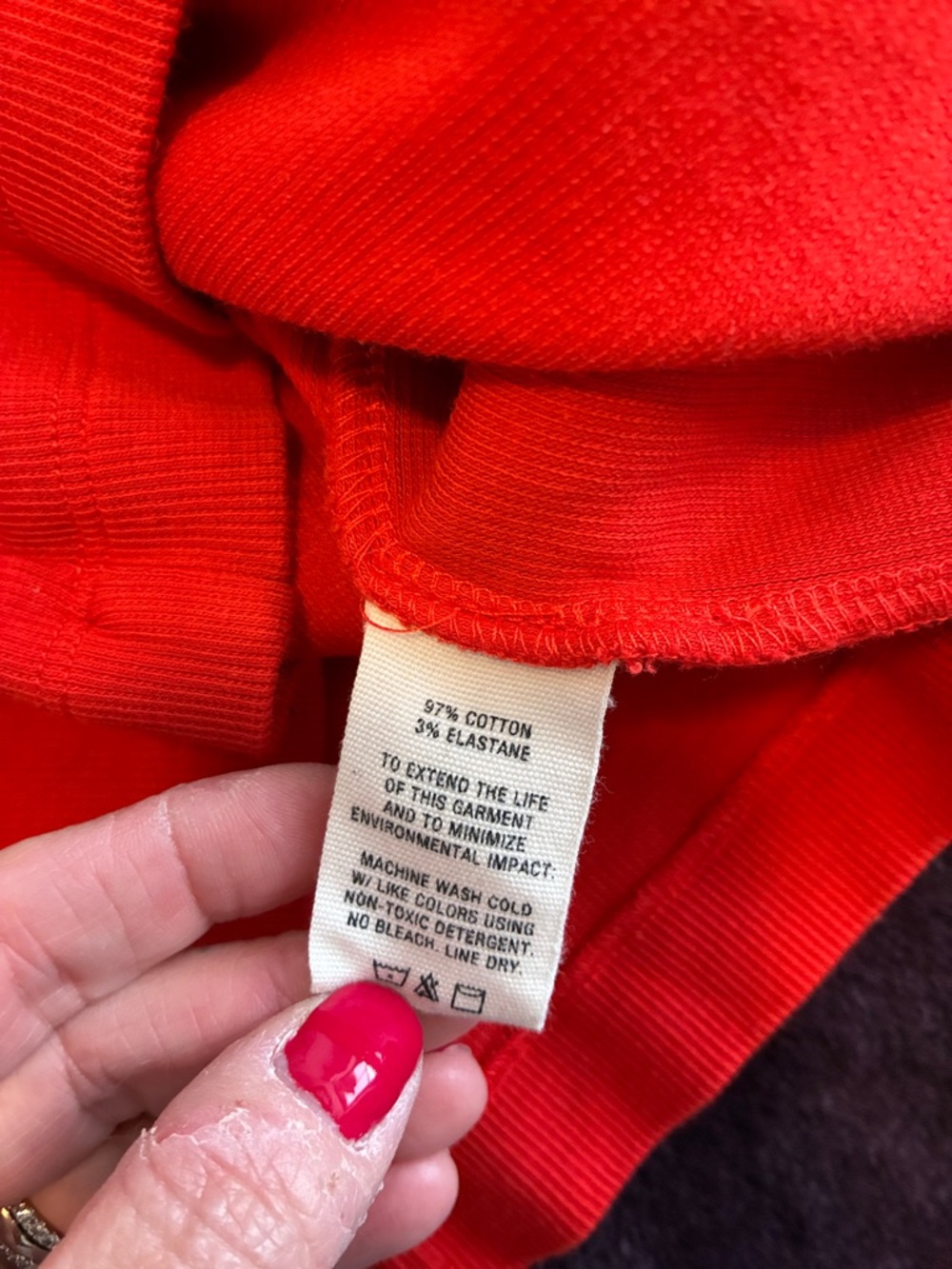 Alex Mill Everyday Rib Stretch Cotton Midi Tank Dress Red Dress Sz S - Picture 11 of 11